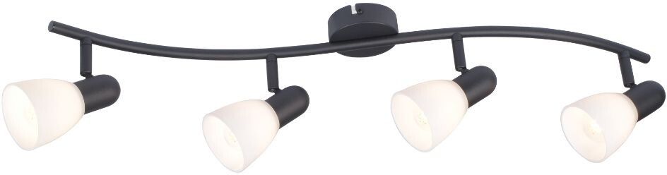 Rabalux Soma lampada da soffitto 4x40 W nero 73094