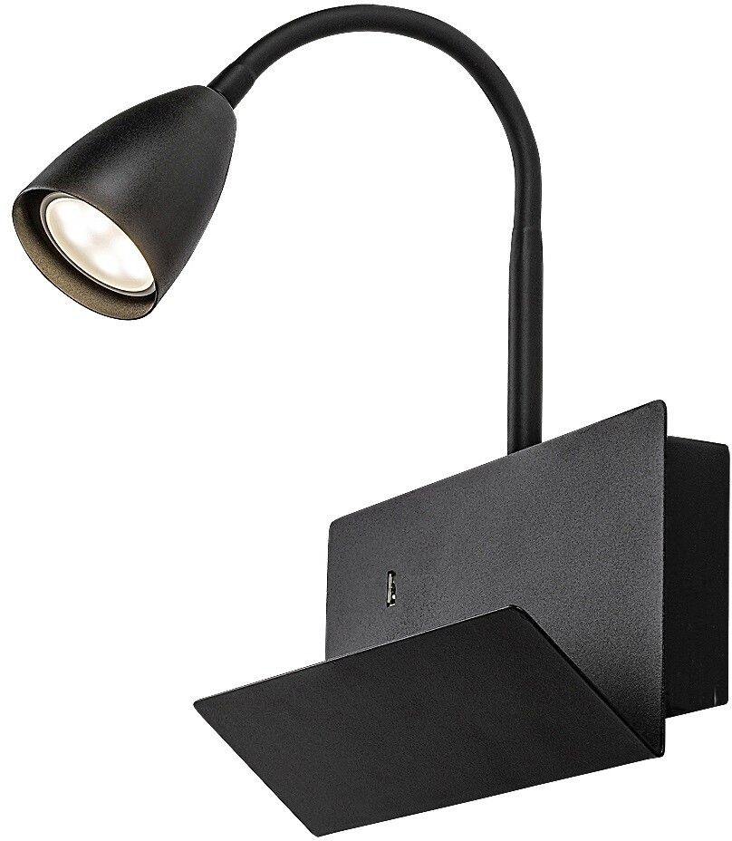 Rabalux Tacito lampada da parete 1x25 W nero 71089