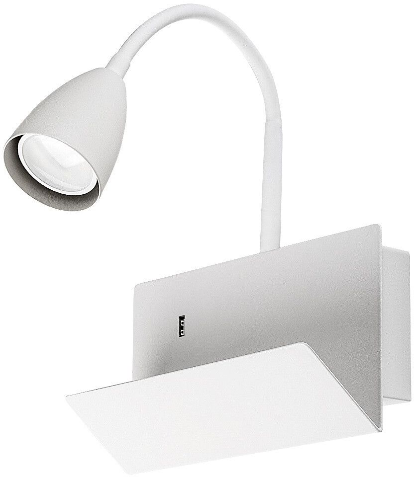 Rabalux Tacito lampada da parete 1x25 W bianco 71090