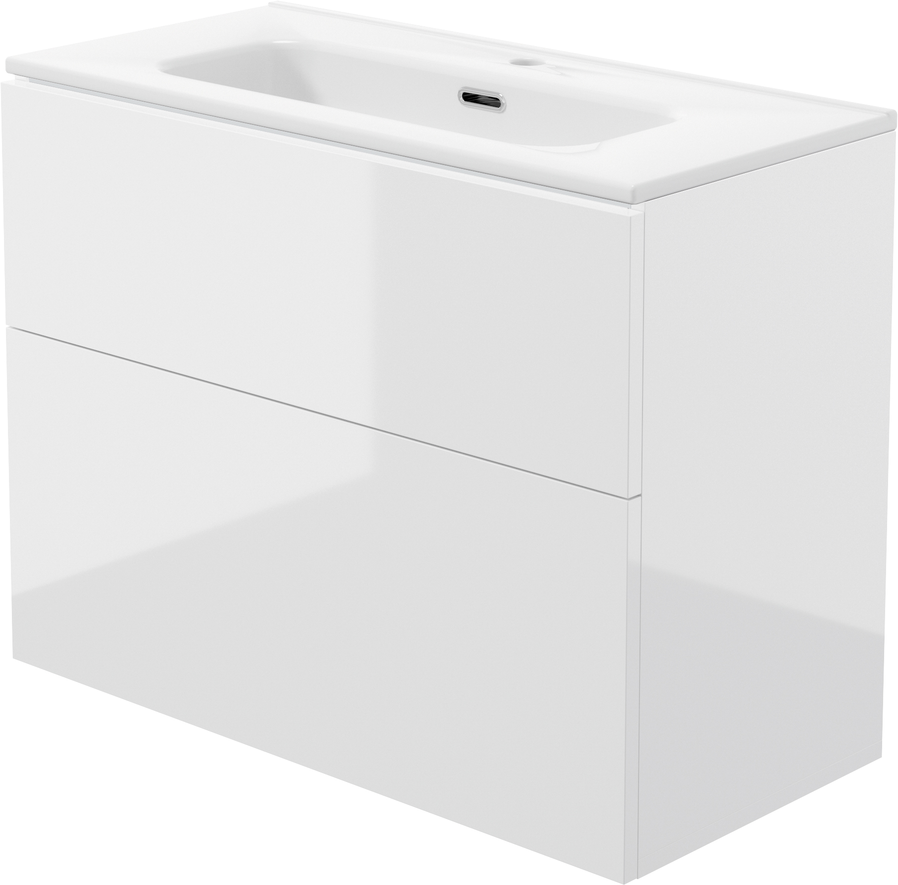 Deante Prizma lavabo con armadietto 80 cm bianco ST6U8U6U8M