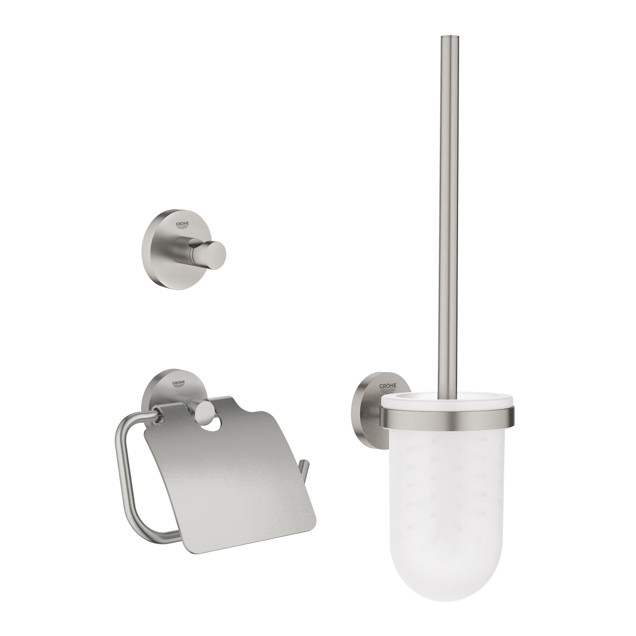 Grohe Start set di accessori 3 in 1 SuperSteel 41204DC0