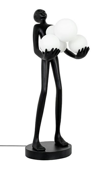 Moosee Human lampada da tavolo 3x40 W nero MSE1501100514