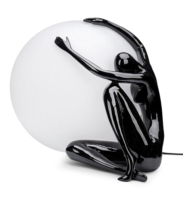 Moosee Uomo lampada da tavolo 1x40 W bianco-nero MSE1501100454