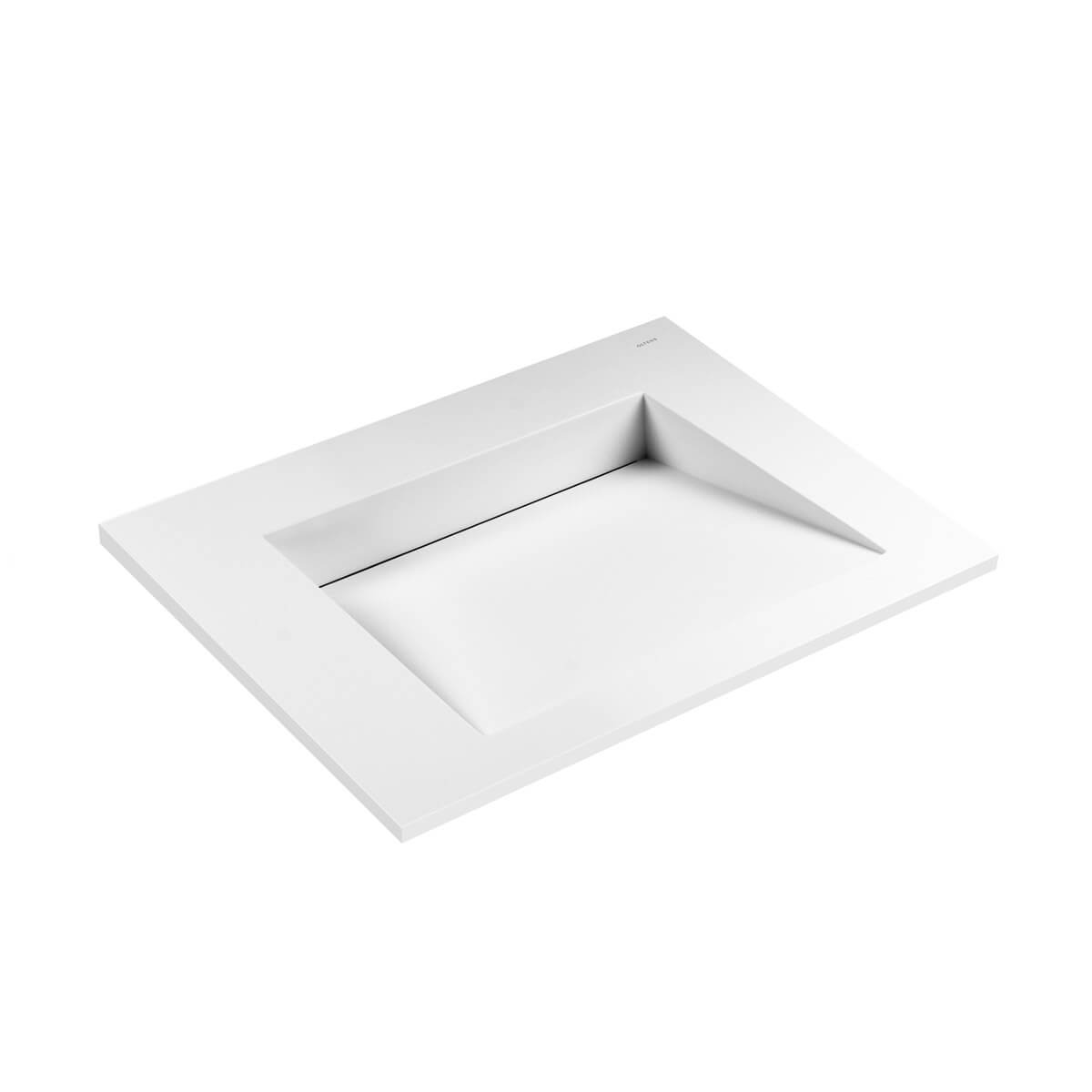 Oltens Stila lavabo 60x45 cm rettangolare da mobile bianco opaca 40200900