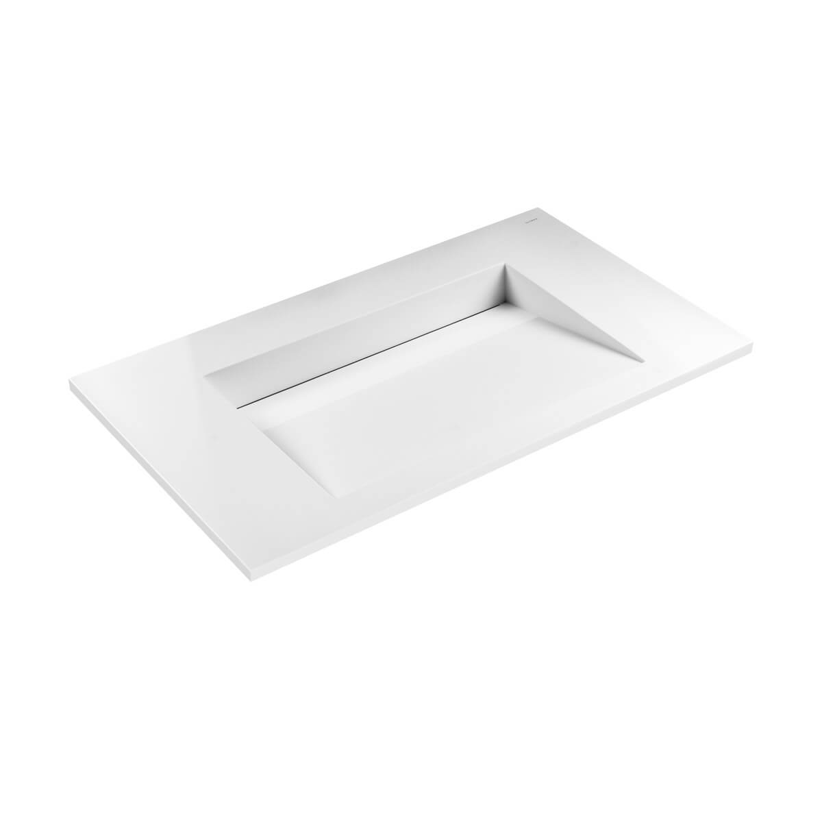 Oltens Stila lavabo 90x45 cm rettangolare da mobile bianco lucida 40202000