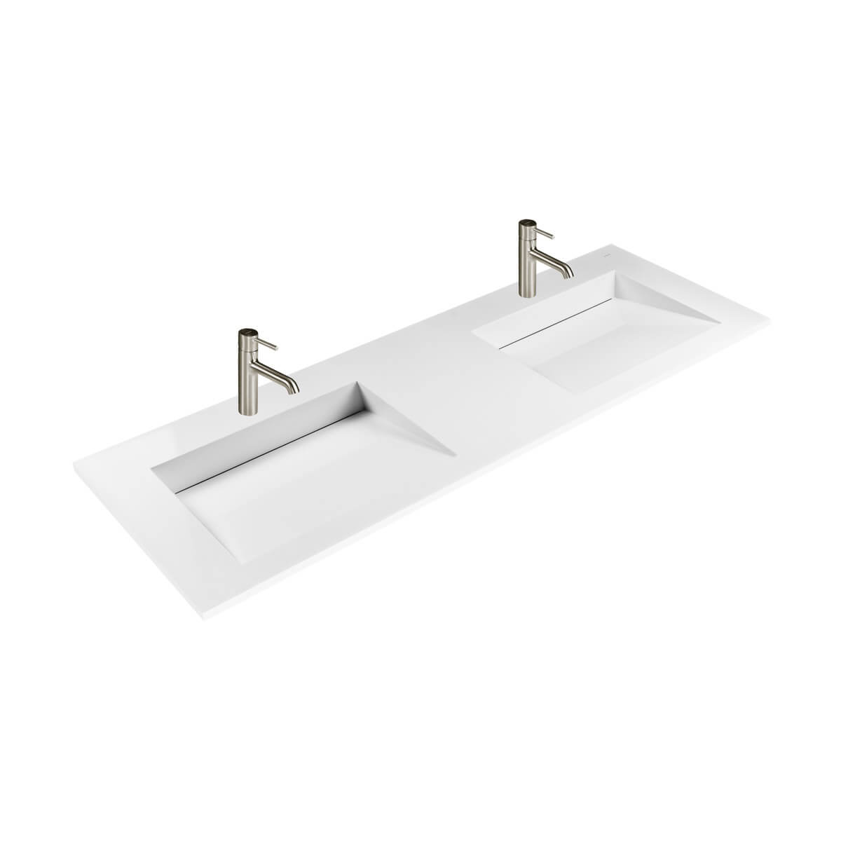 Oltens Stila lavabo 140x45 cm rettangolare da mobile bianco opaca 40206900