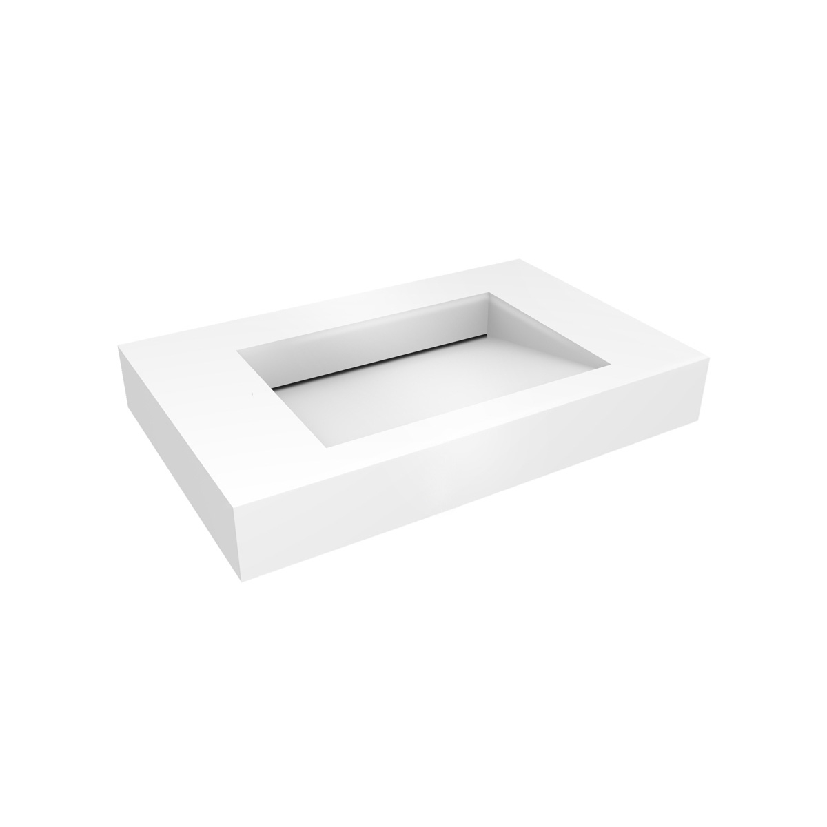 Oltens Stila lavabo 90x45 cm rettangolare a parete bianco 40002000