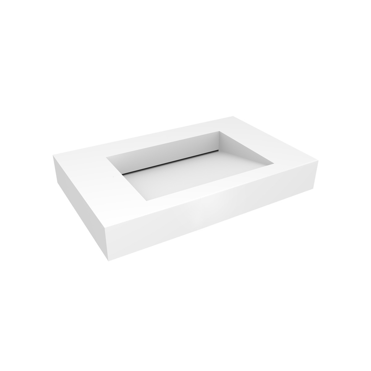 Oltens Stila lavabo 90x45 cm rettangolare a parete bianco 40002900