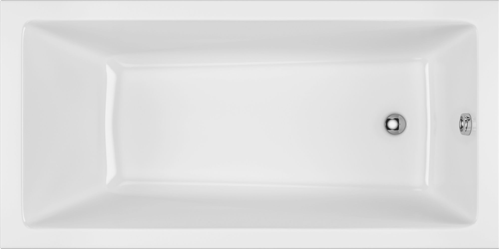Excellent Wave vasca da bagno rettangolare 160x70 cm bianco WAEX.WAV16WH