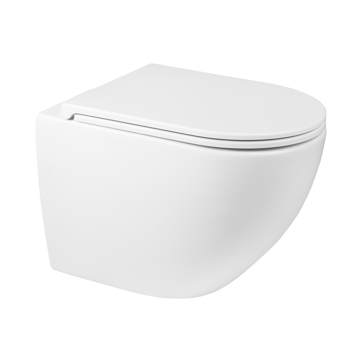 Oltens Hamnes vaso wc sospeso senza brida con scarico a vortice bianco lucida 42052000