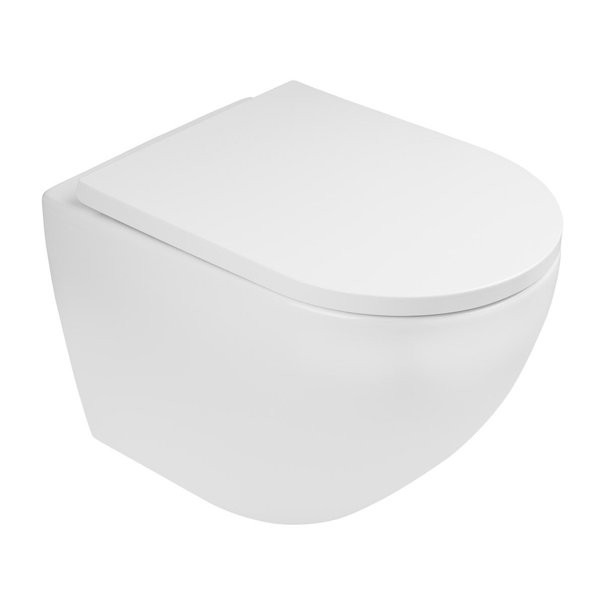 Oltens Hamnes vaso wc sospeso senza brida con scarico a vortice bianco lucida 42552000