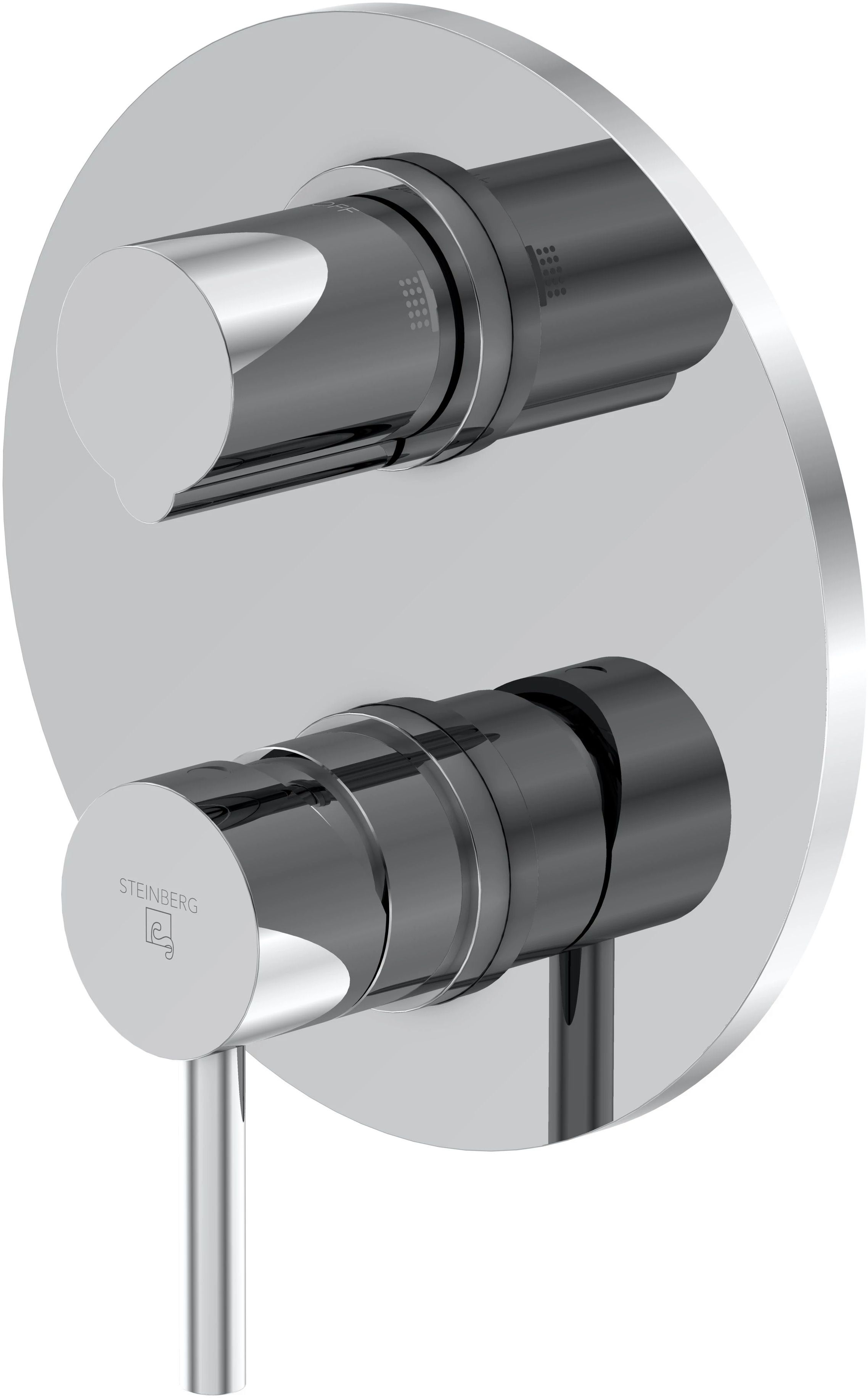 Steinberg 100 rubinetto per vasca e doccia da incasso cromo 100 2222