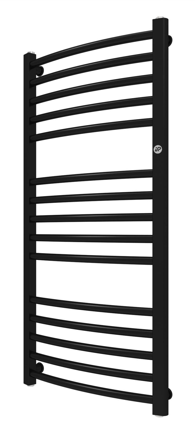 Instal Projekt Ambra R radiatore da bagno a scaletta 123x50 cm nero AMBR-50/120C31