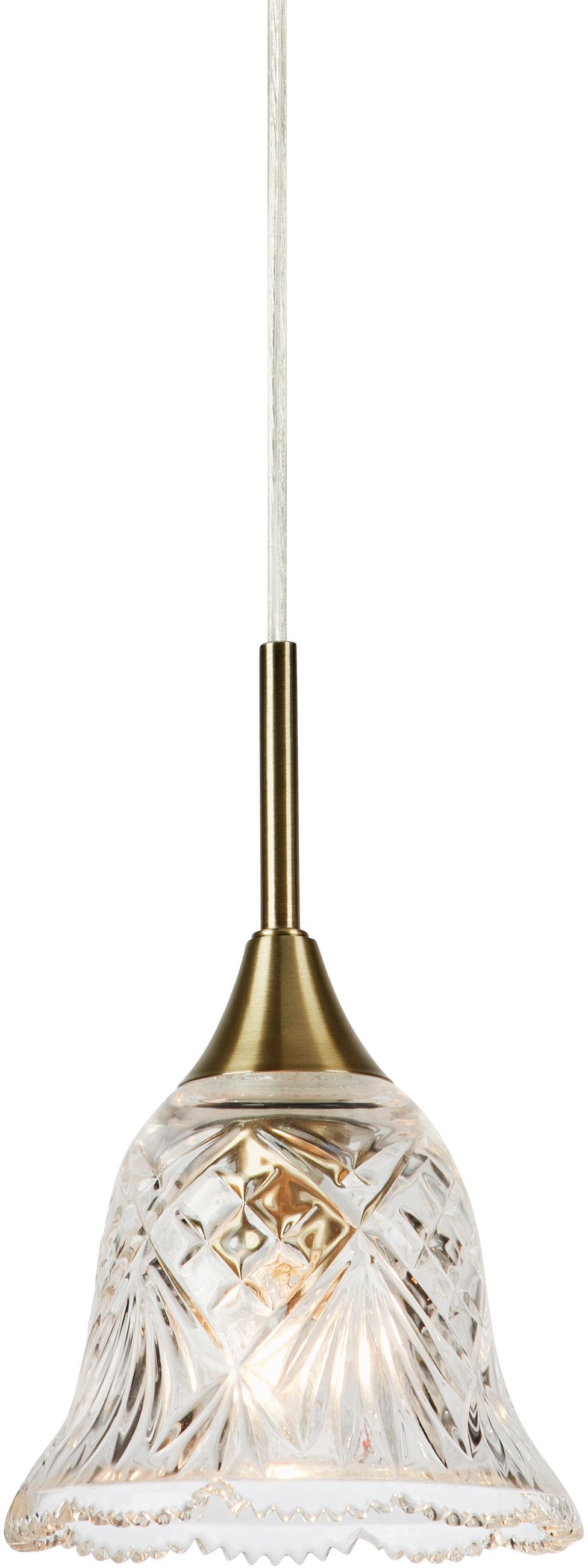 Markslöjd Luna lampada sospesa 1x40 W ottone 109011