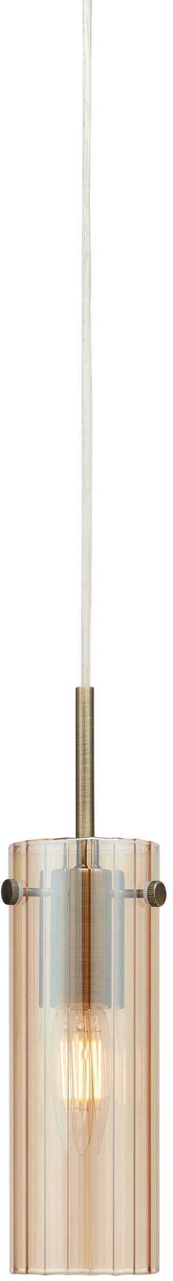 Markslöjd Tibia lampada sospesa 1x40 W ottone-ambra 109015