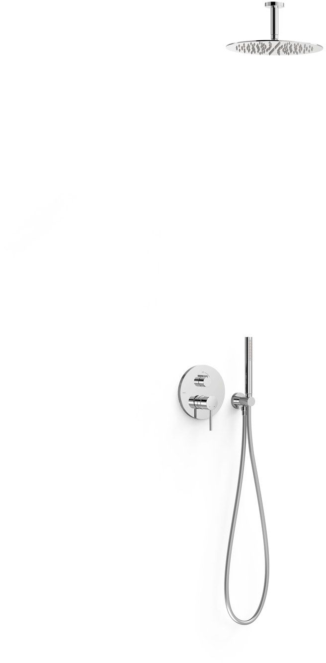 Tres Slim Exclusive set doccia da incasso con soffione cromo 26228003