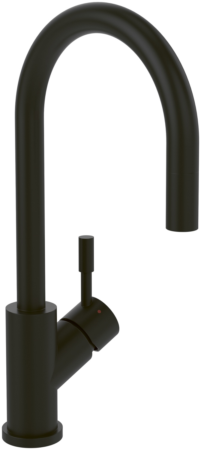 Villeroy & Boch Umbrella rubinetto da cucina verticale nero 92540006