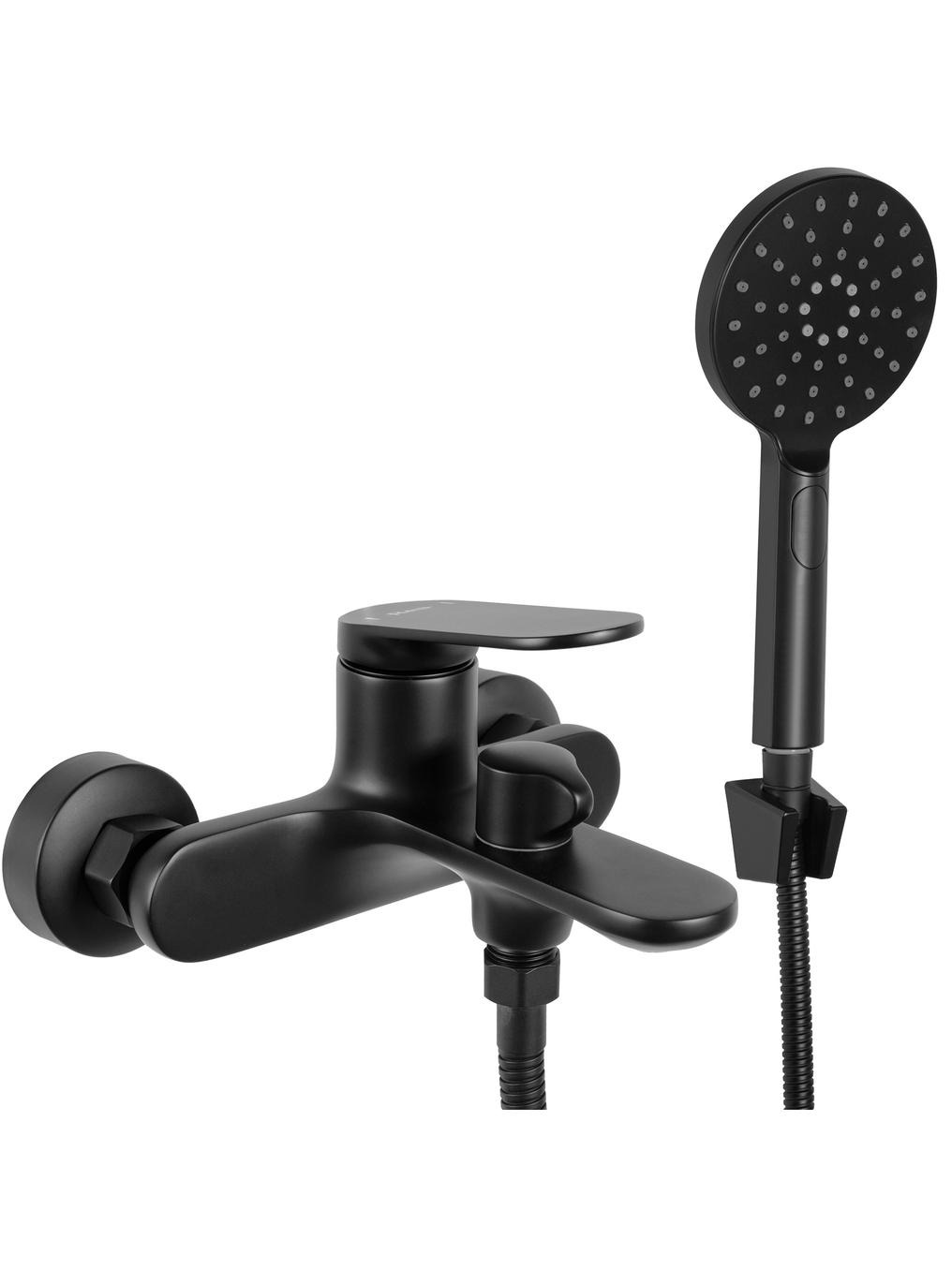 Rea Marco rubinetto per vasca e doccia a parete nero REA-B5941