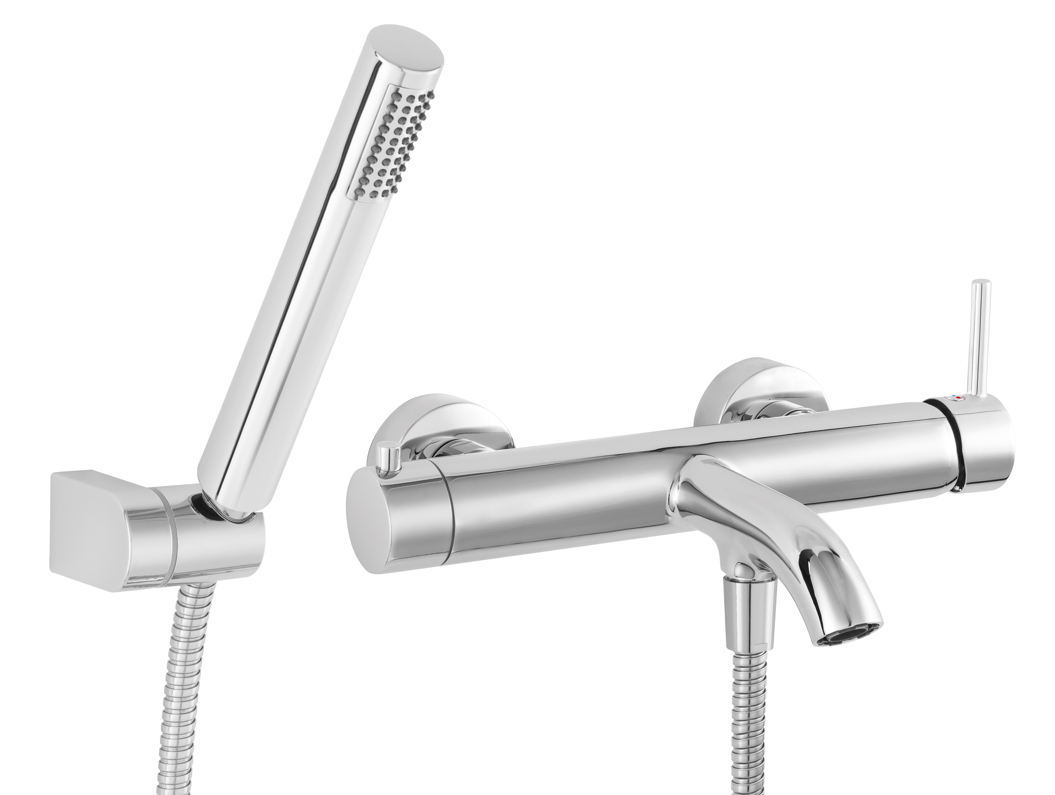 Ferro Ciriculus rubinetto per vasca e doccia a parete cromo BCK11