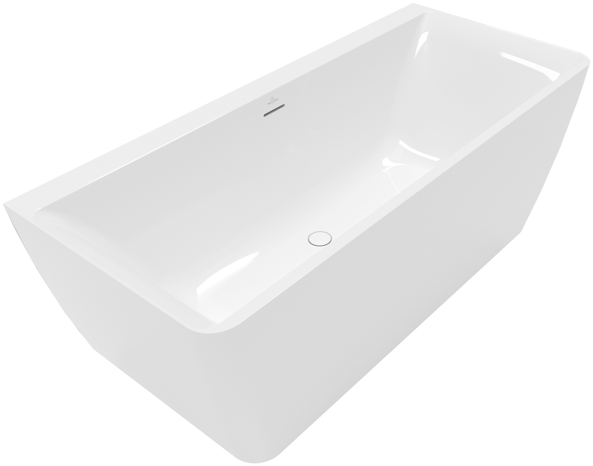 Villeroy & Boch Subway 3.0 vasca da bagno a parete 180x80 cm rettangolare bianco UBQ180SBW9CS00TV01