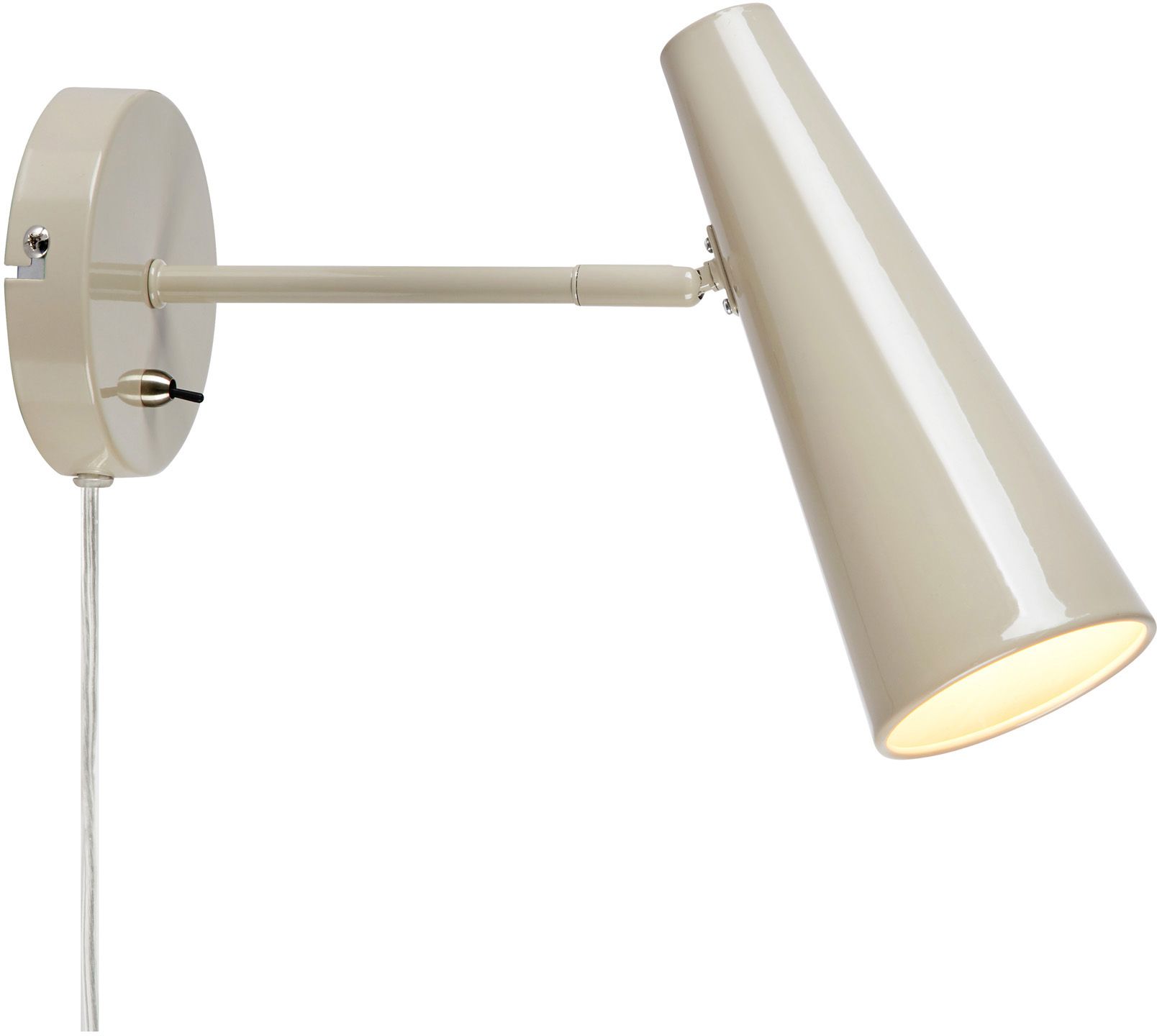 Markslöjd Peak lampada da parete 1x40 W grigio 108992