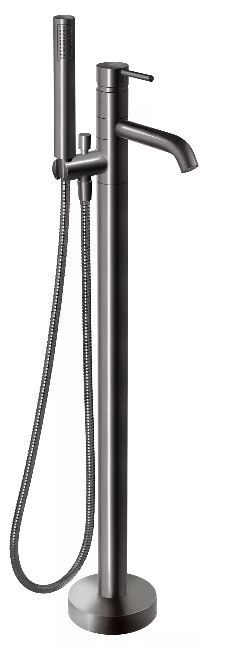 Ferro Ciriculus rubinetto per vasca e doccia a terra grafite BCK11FGM