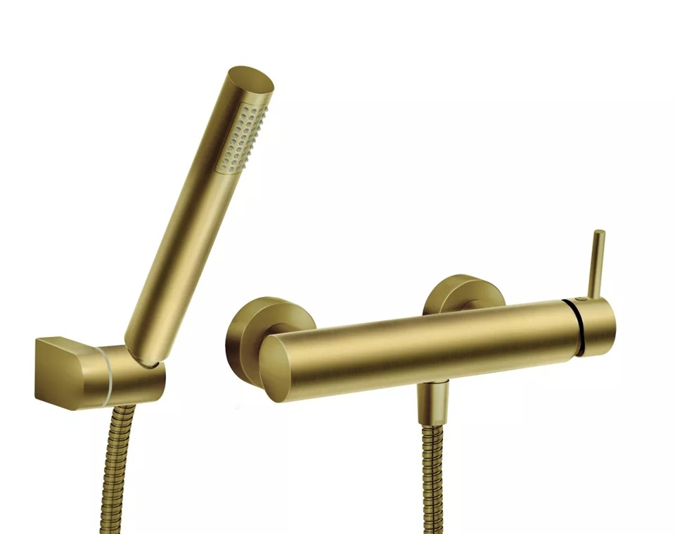 Ferro Ciriculus rubinetto per doccia a parete oro BCK77BG