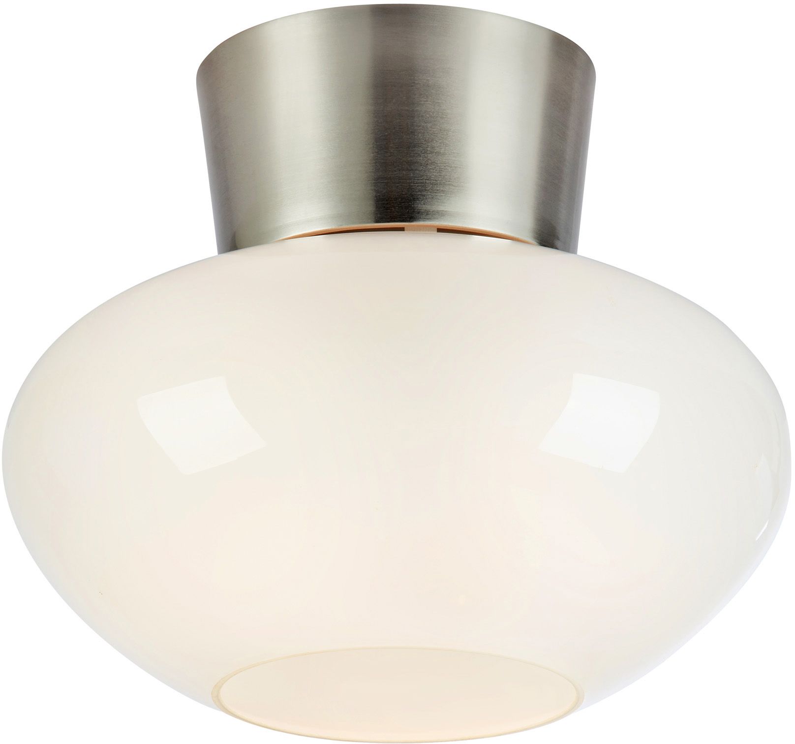 Markslöjd Malaga lampada da soffitto 1x60 W bianco-nichel 109025