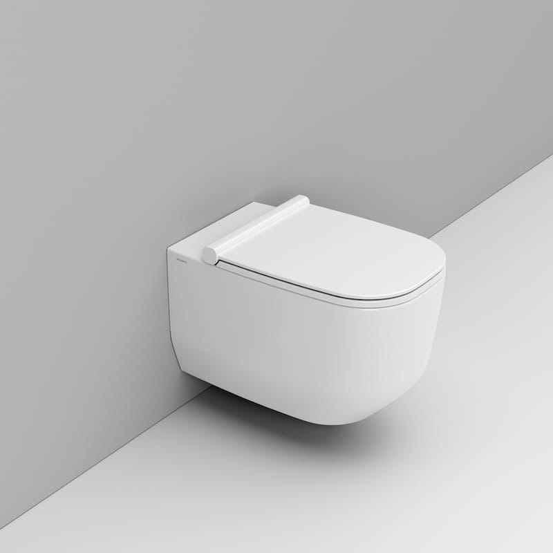 Ceramica Dolomite Alba vaso wc sospeso senza brida bianco D502501