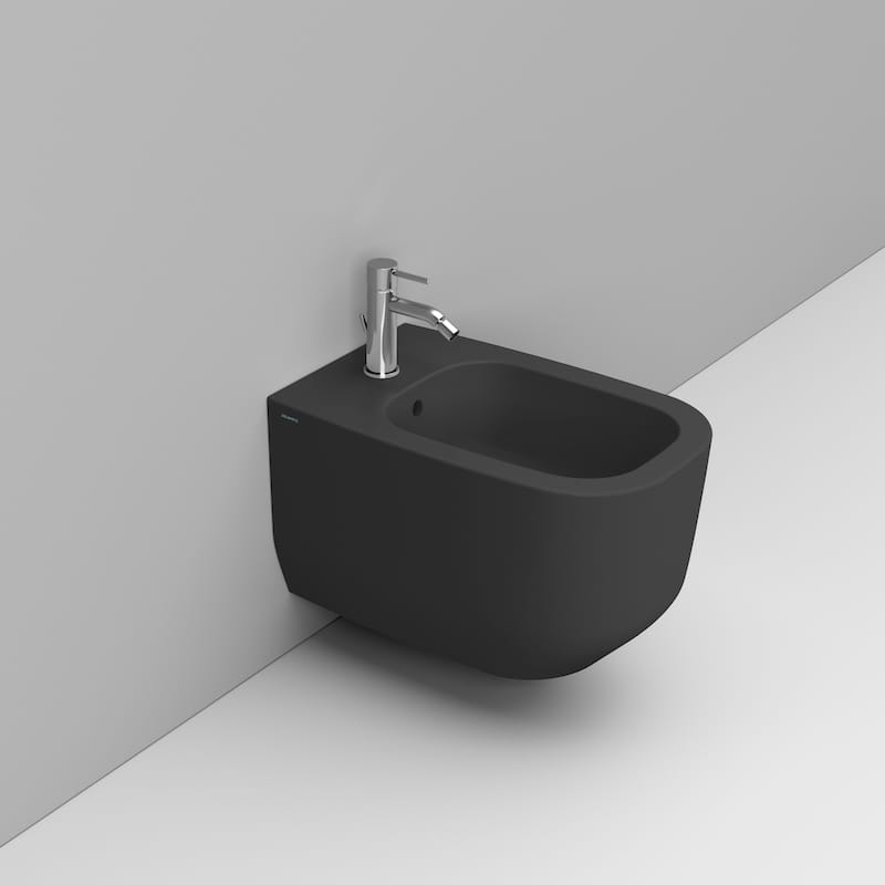 Ceramica Dolomite Alba bidet sospeso nero D502681