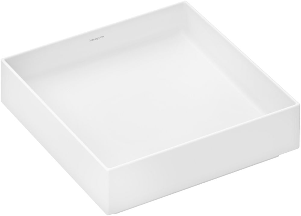 Hansgrohe Xuniva Evo E lavabo 40x40 cm quadrata da appoggio bianco 60324700
