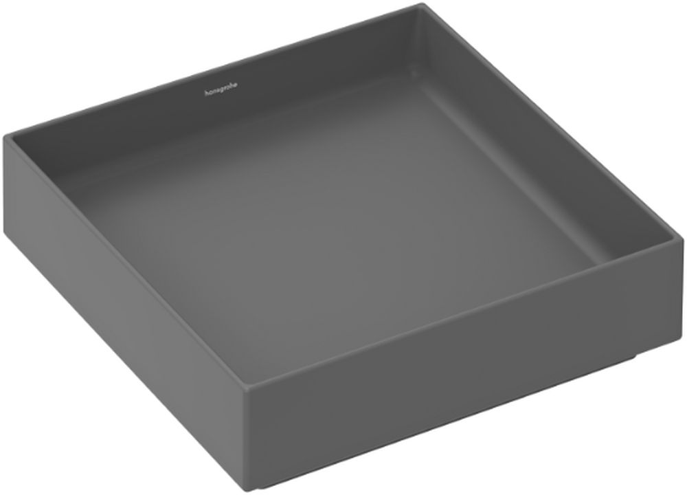Hansgrohe Xuniva Evo E lavabo 40x40 cm quadrata da appoggio grigio/pietra opaca 60324760