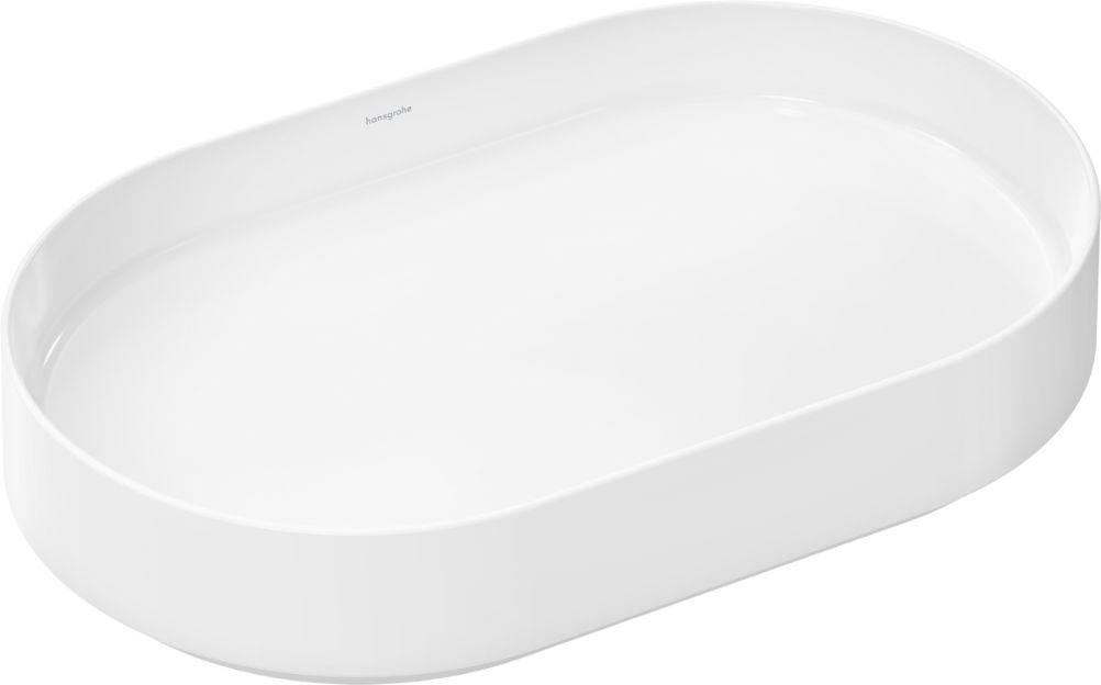 Hansgrohe Xuniva Evo U lavabo 65x40 cm ovale da appoggio bianco 63009450