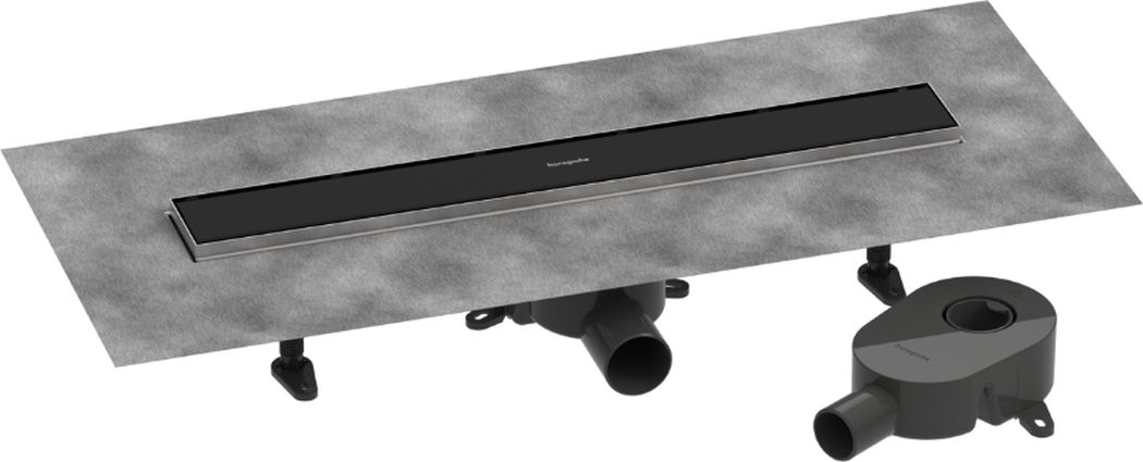 Hansgrohe RainDrain Go canalina lineare 60 cm nero 56271670