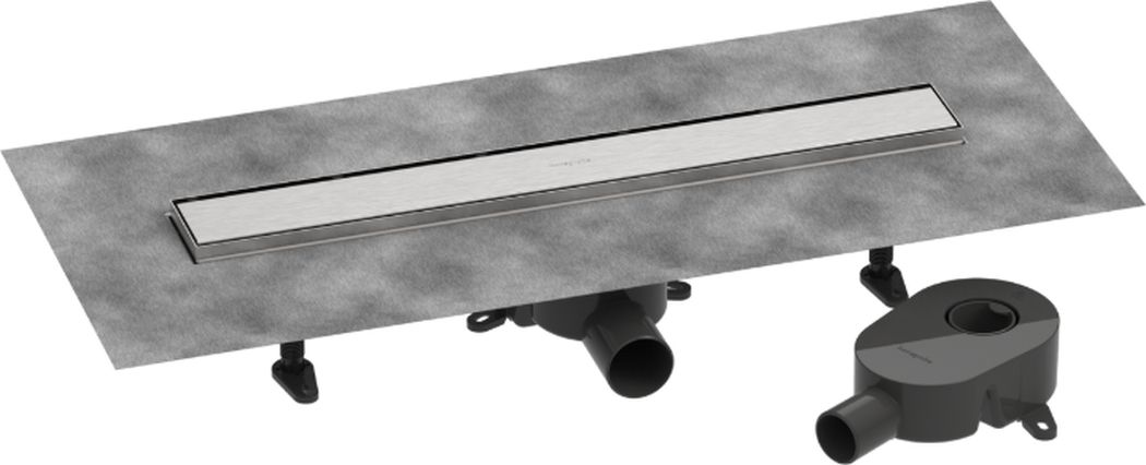 Hansgrohe RainDrain Go canalina lineare 60 cm acciaio 56271800