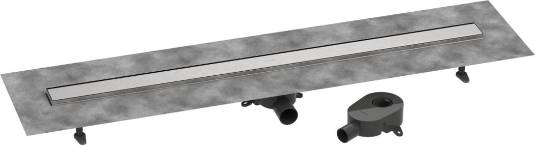 Hansgrohe RainDrain Go canalina lineare 120 cm acciaio 56276800