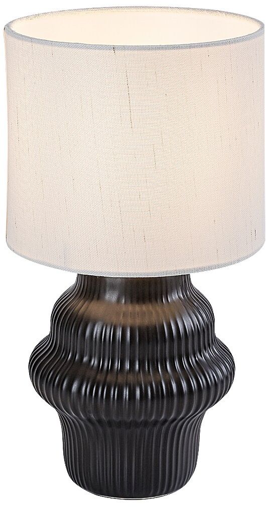 Rabalux Glimo lampada da tavolo 1x40 W bianco-nero 74058