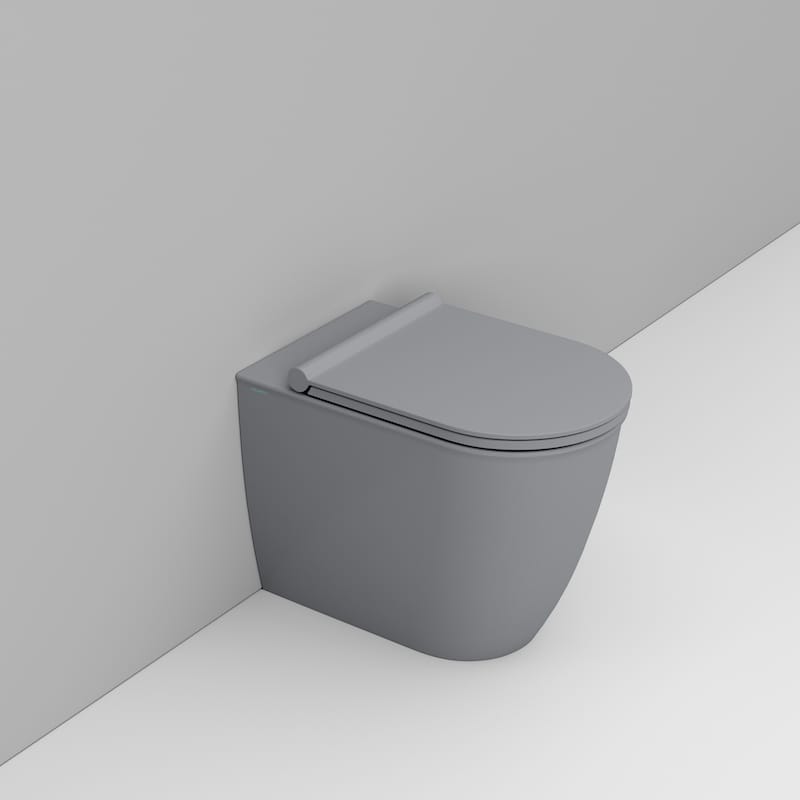Ceramica Dolomite Mayka vaso wc a terra senza brida grigio D483145