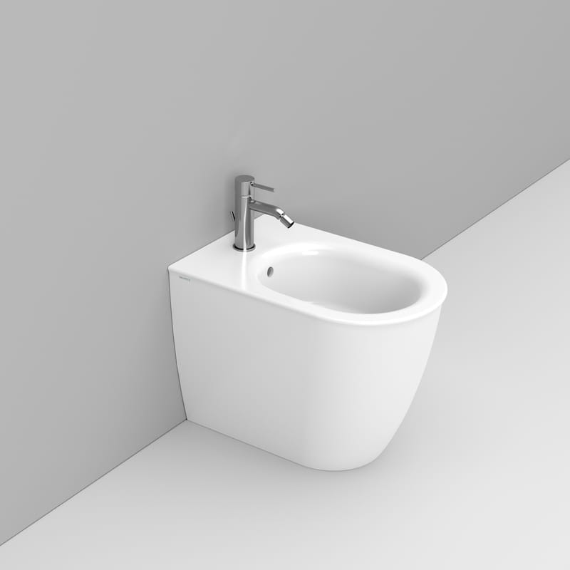Ceramica Dolomite Mayka bidet a terra bianco D483501