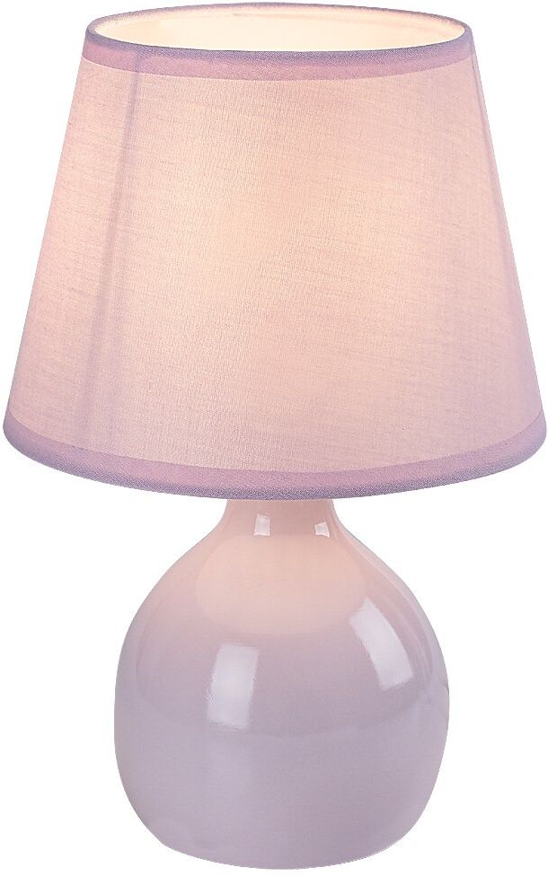 Rabalux Ingrid lampada da tavolo 1x40 W rosa 74078