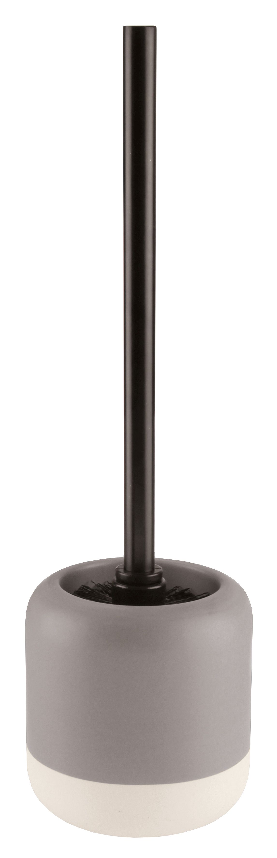 Kleine Wolke Lunella scopino wc con manico appoggiato bianco-grigio 8693146856