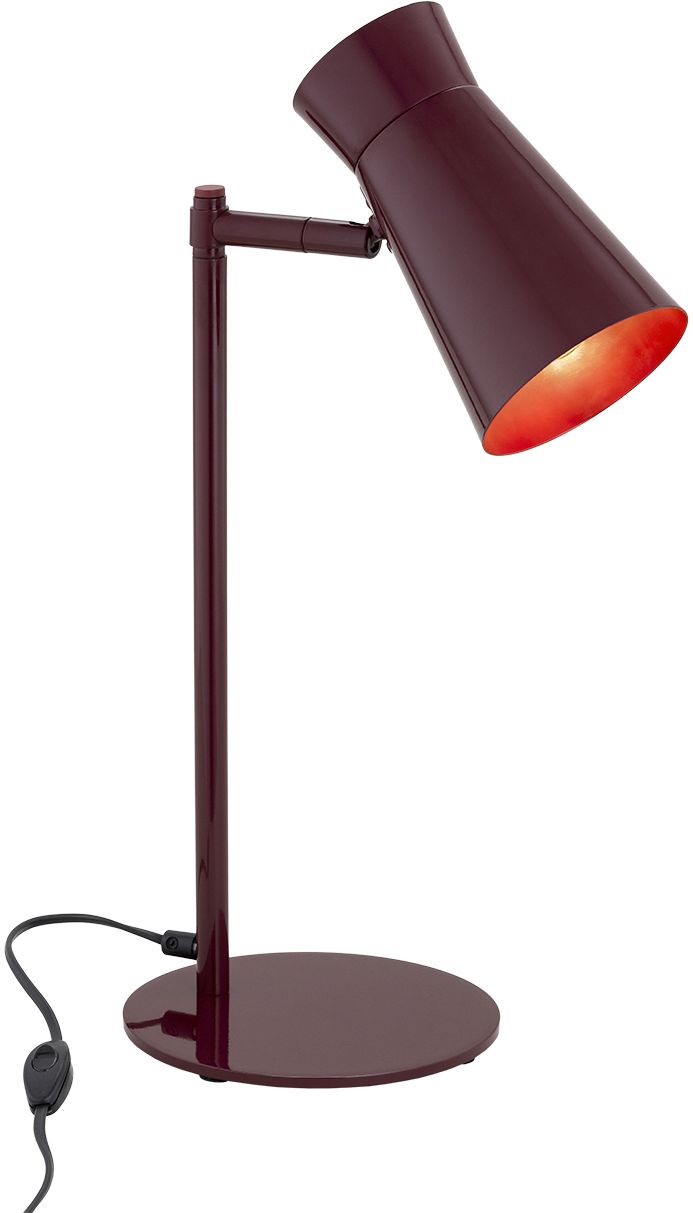 Argon Lord lampada da scrivania 1x7 W rosso 8877