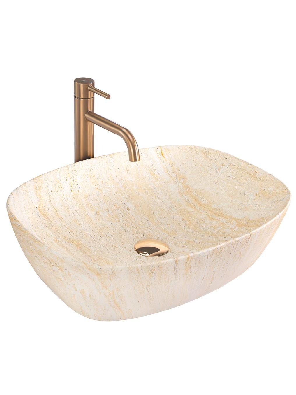 Rea Freja lavabo 51x14 cm da appoggio REA-U6689