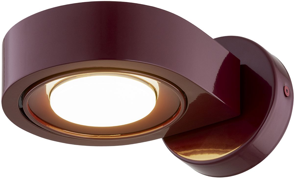 Argon Lotus lampada da parete 1x12 W rosso 8901