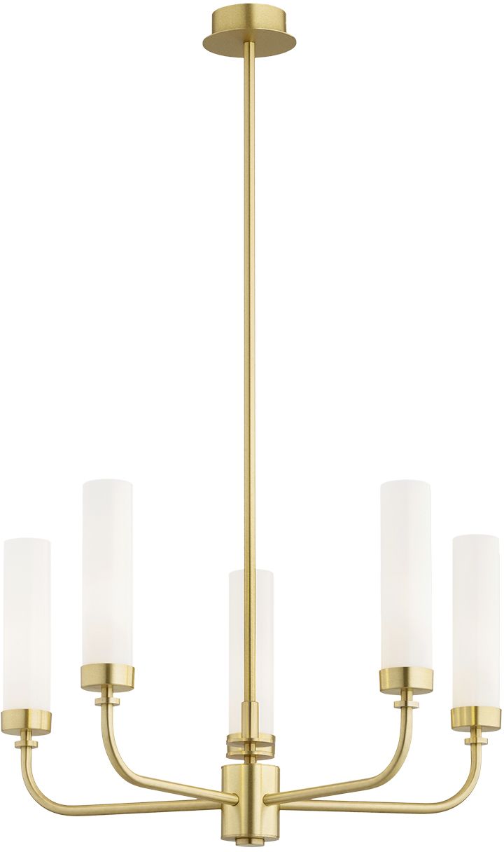 Argon Preston lampada sospesa x7 W bianco-ottone 5081