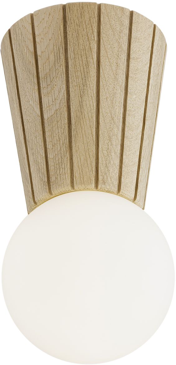 Argon Volante lampada da soffitto 1x6 W legno-opale 8973