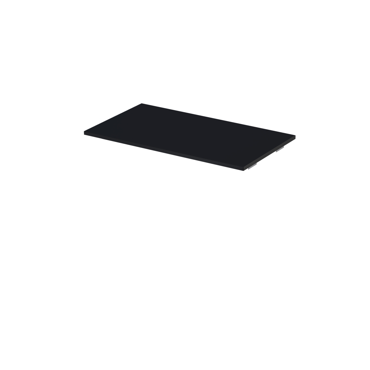 Oltens Lun piano sopra armadietto 80x45 cm nero opaco 63025300