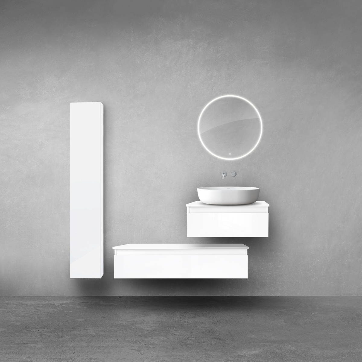 Set armadietto Oltens Vernal 61000000, armadietto Oltens Vernal 60011000, 60009000