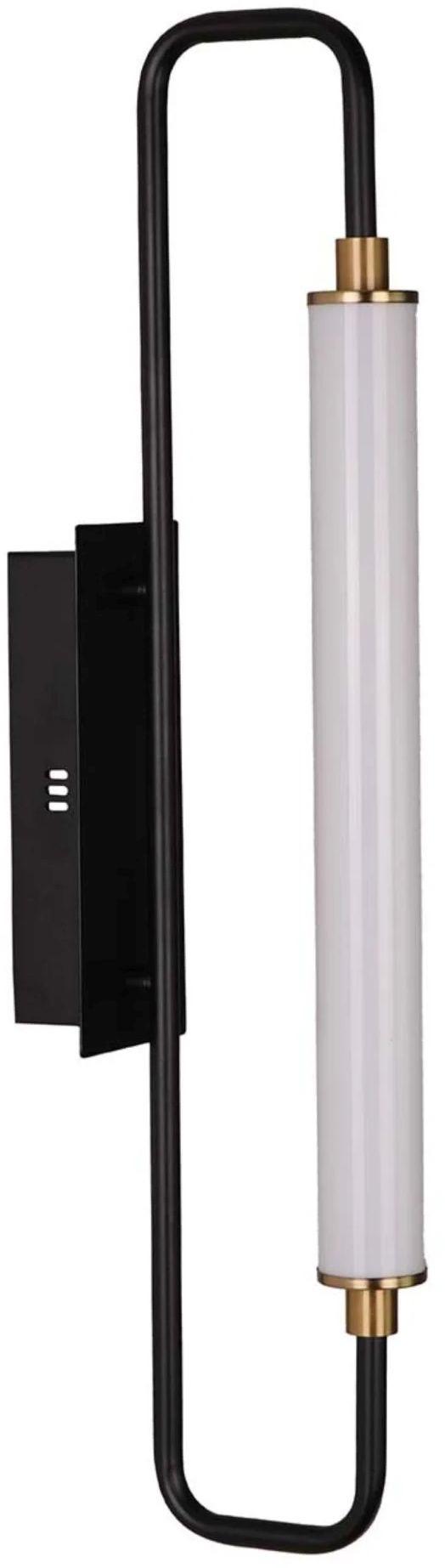 Goldlux Felicja lampada da parete 1x14 W nero 333995