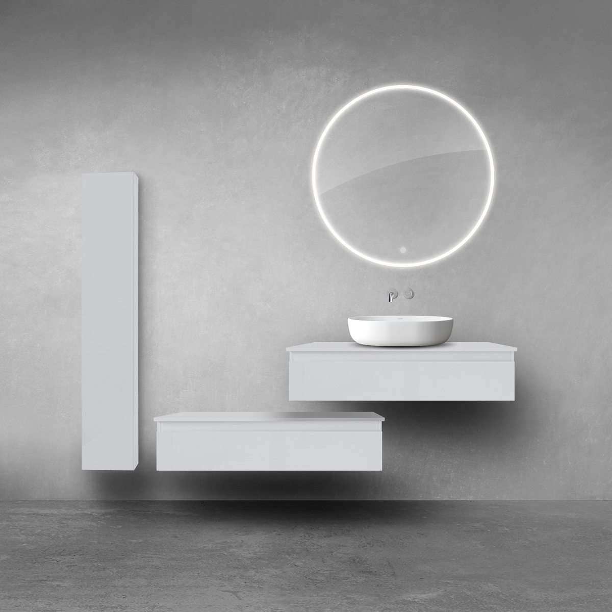 Set armadietto Oltens Vernal 61000700, armadietto Oltens Vernal 60011700